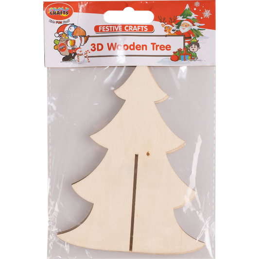 Festive Crafts - 3D Wooden Tree