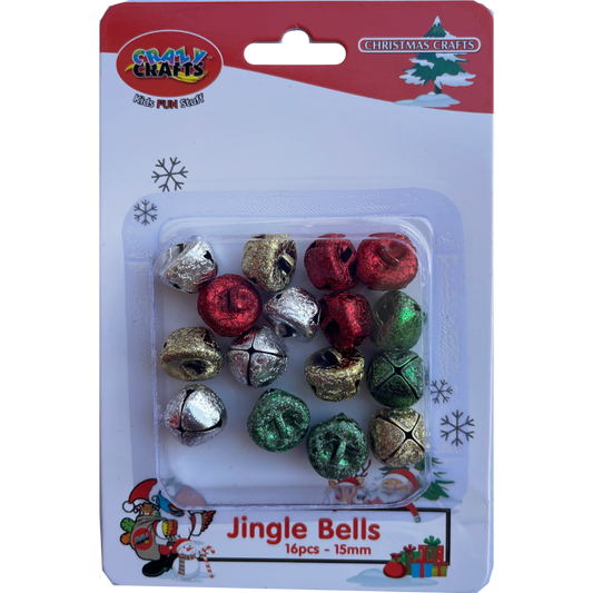 Festive Jingle Bells Blister Pack 15mm