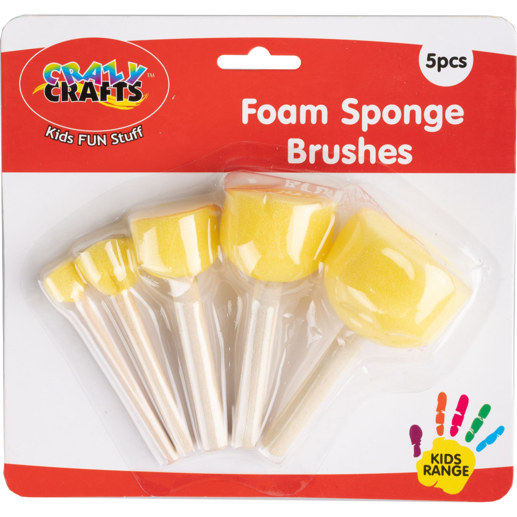 Foam Sponge Brush - 5pcs