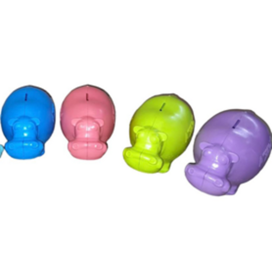 Hippo Money Box (Pastels)