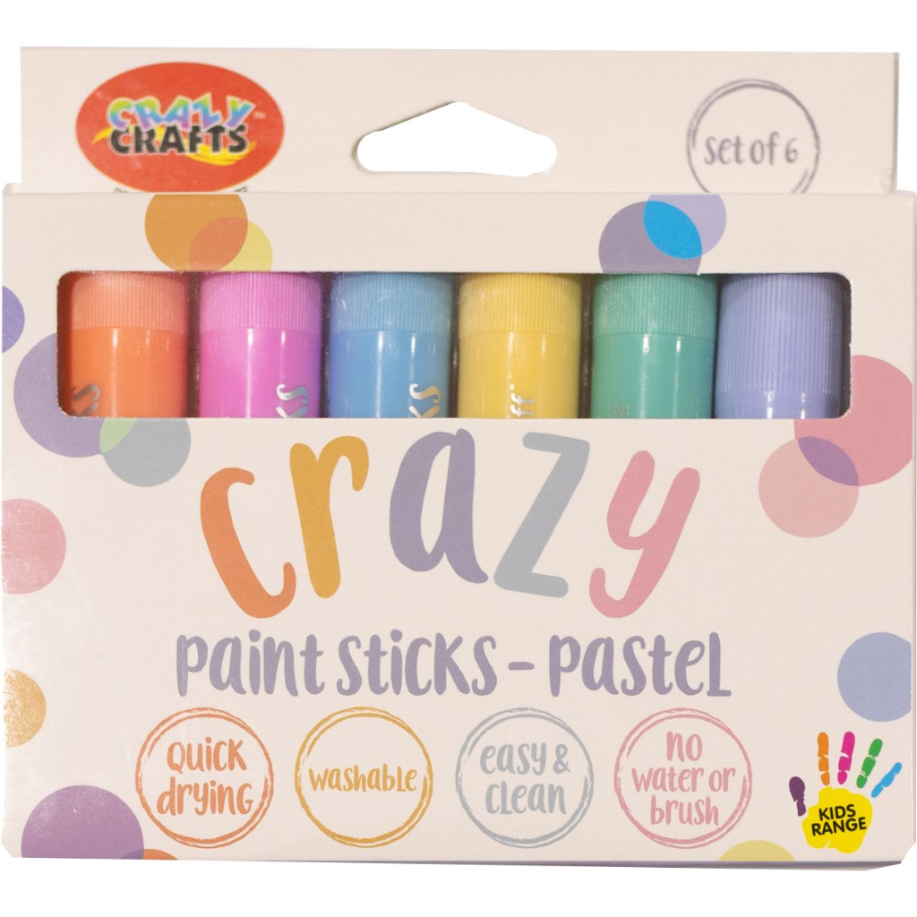 Crayola Paint Sticks, No Water Required, Paint Set for Kids, Art