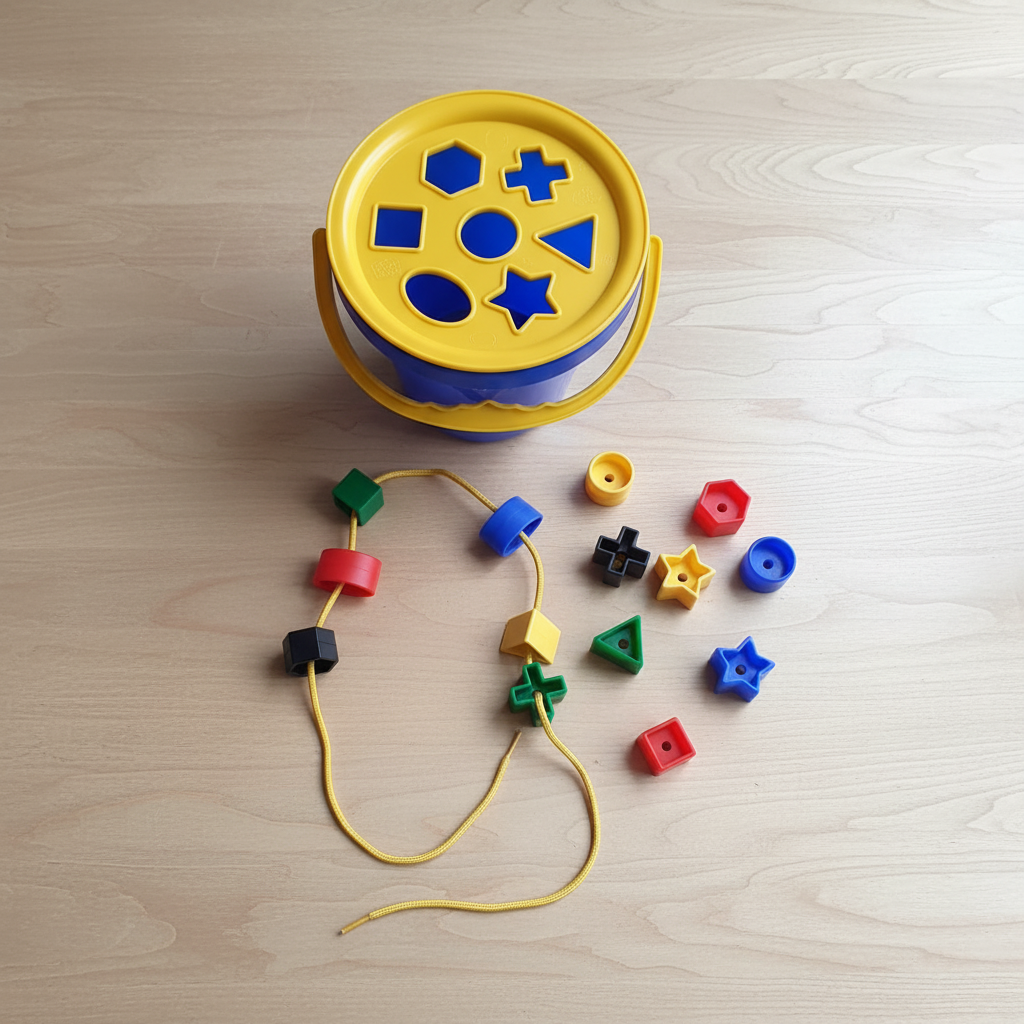 Shape Sorting Bucket Set. Fun Learning & Easy Storage
