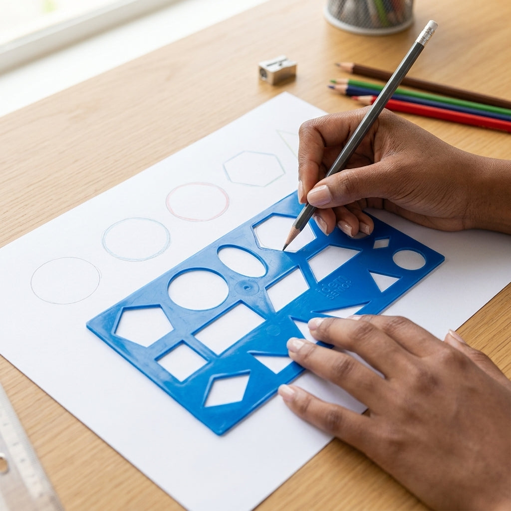 Senior Stencil Set (10pc) for Neat School Projects & Drawings