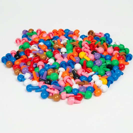 Pegs 500 in a Bag (10 Colours)