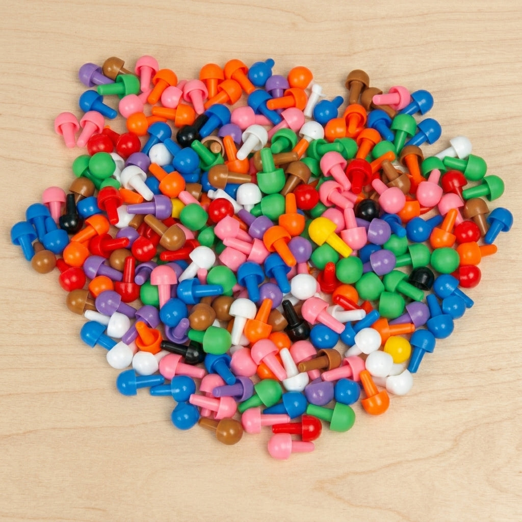 Pegs 500 in a Bag (10 Colours)