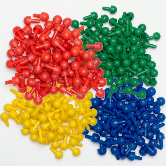 Pegs 500 in a Bag (4 Colours)