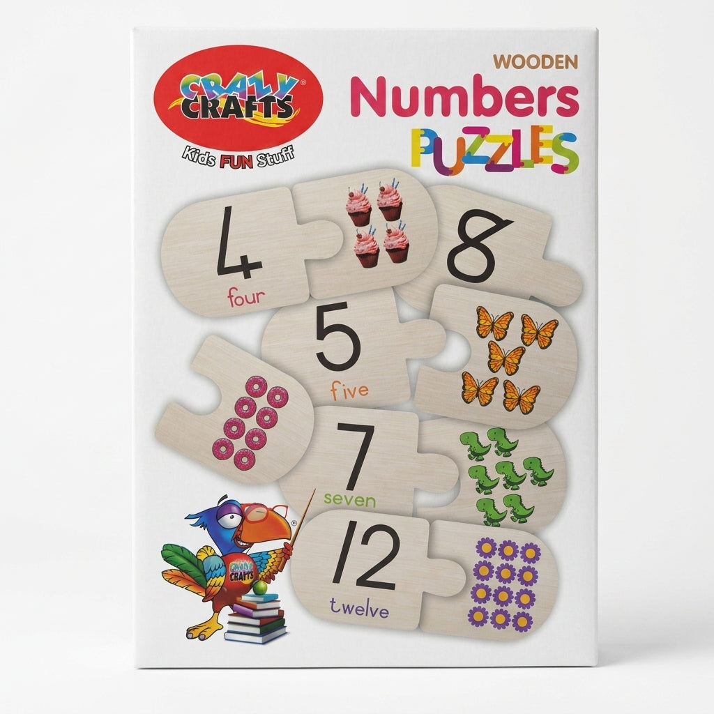 Craft-Ucation Puzzle English - Numbers (32 Pieces)