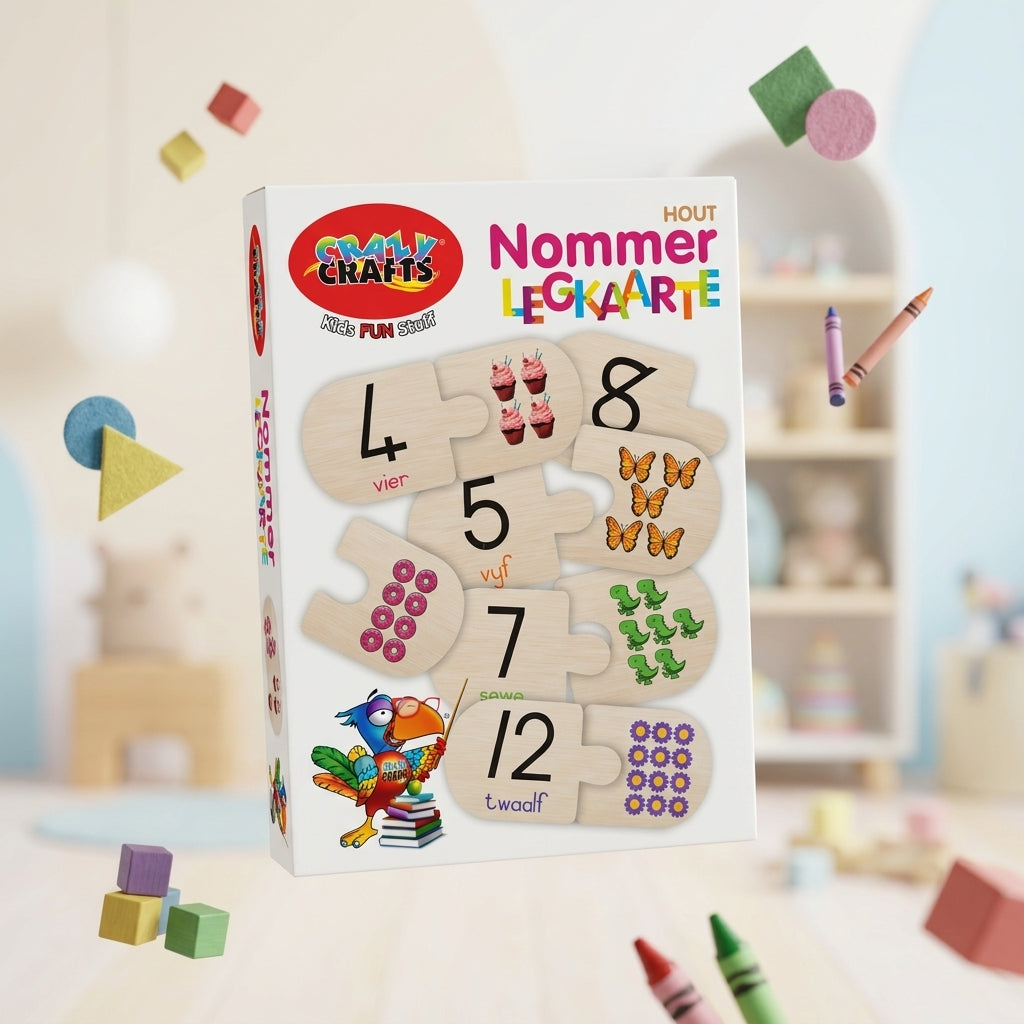 Craft-Ucation Puzzle Afrikaans - Nommers (32 Pieces)