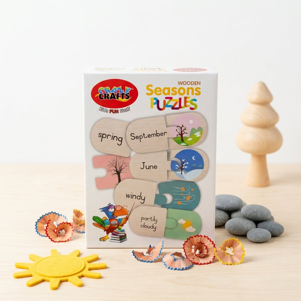 Craft-Ucation Puzzle English - Seasons (54 Pieces)