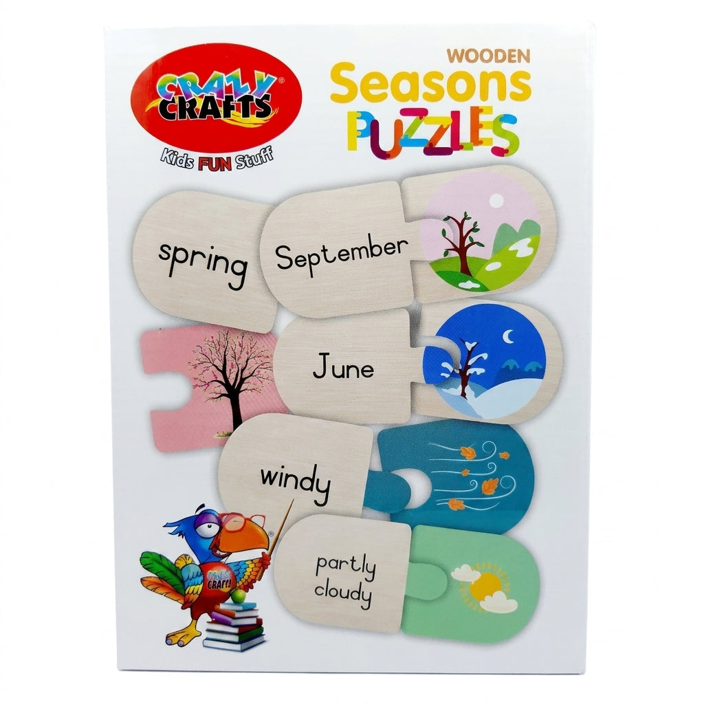 Craft-Ucation Puzzle English - Seasons (54 Pieces)