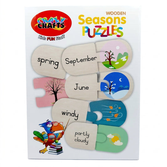 Craft-Ucation Puzzle English - Seasons (54 Pieces)