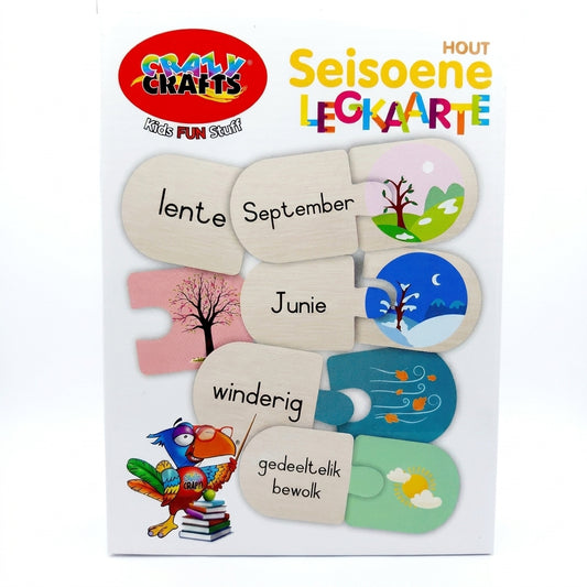 Craft-Ucation Puzzle Afrikaans - Seisoene (54 Pieces)