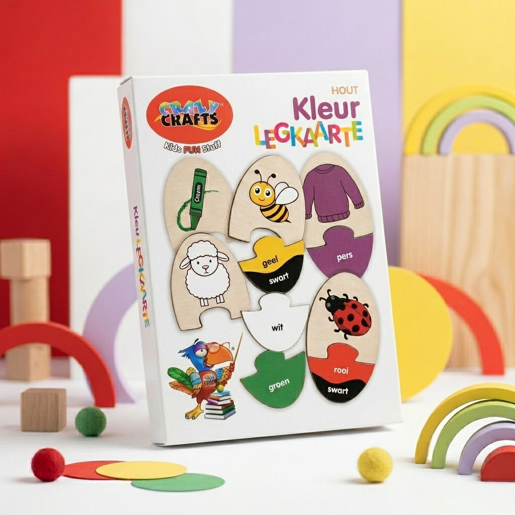 Craft-Ucation Puzzle Afrikaans - Kleur (40 Pieces)