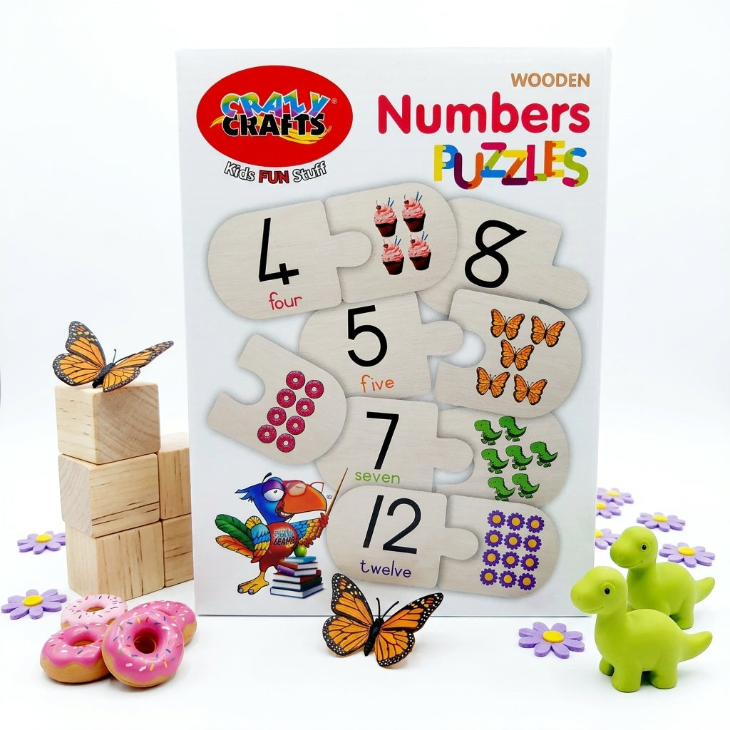 Craft-Ucation Puzzle English - Numbers (32 Pieces)