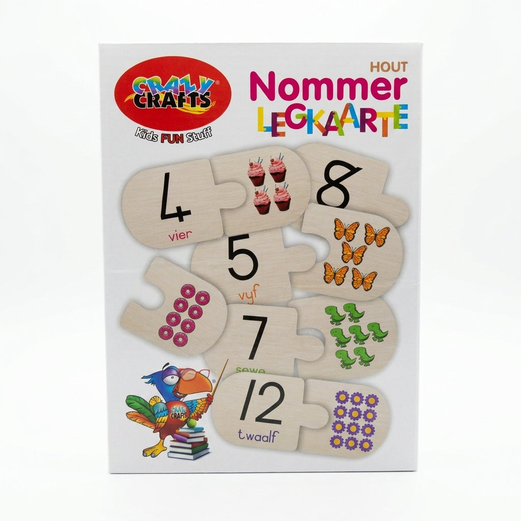 Craft-Ucation Puzzle Afrikaans - Nommers (32 Pieces)