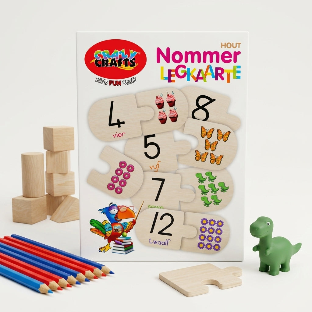 Craft-Ucation Puzzle Afrikaans - Nommers (32 Pieces)