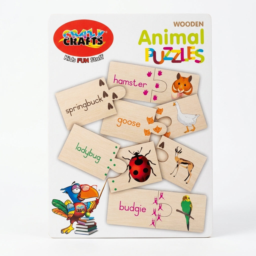 Craft-Ucation Puzzles English - Animals (60 Pieces)