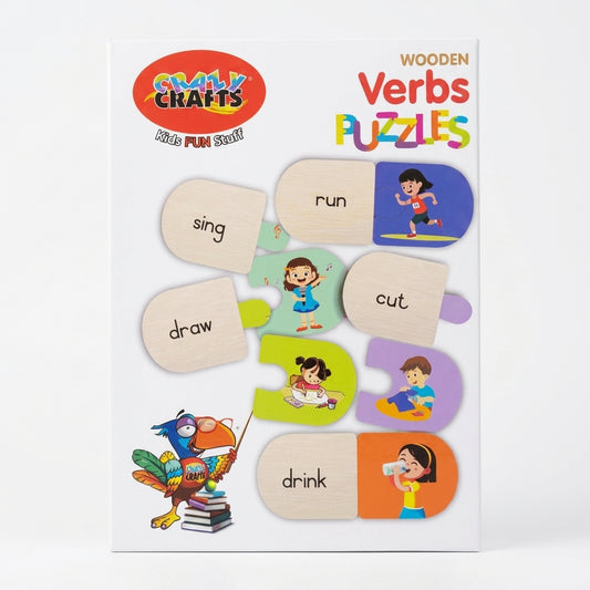 Craft-Ucation Puzzles English - Verbs (54 Pieces)