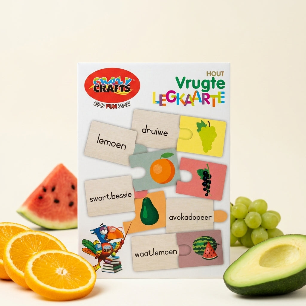 Craft-Ucation Puzzles Afrikaans - Vrugte (60 Pieces)
