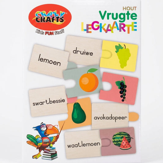 Craft-Ucation Puzzles Afrikaans - Vrugte (60 Pieces)