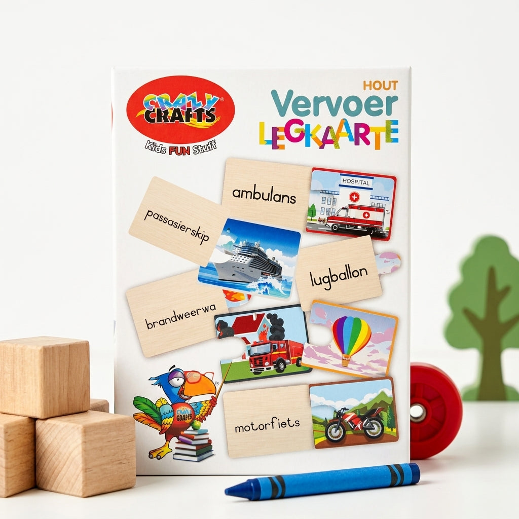 Craft-Ucation Puzzles Afrikaans - Vervoer (60 Pieces)