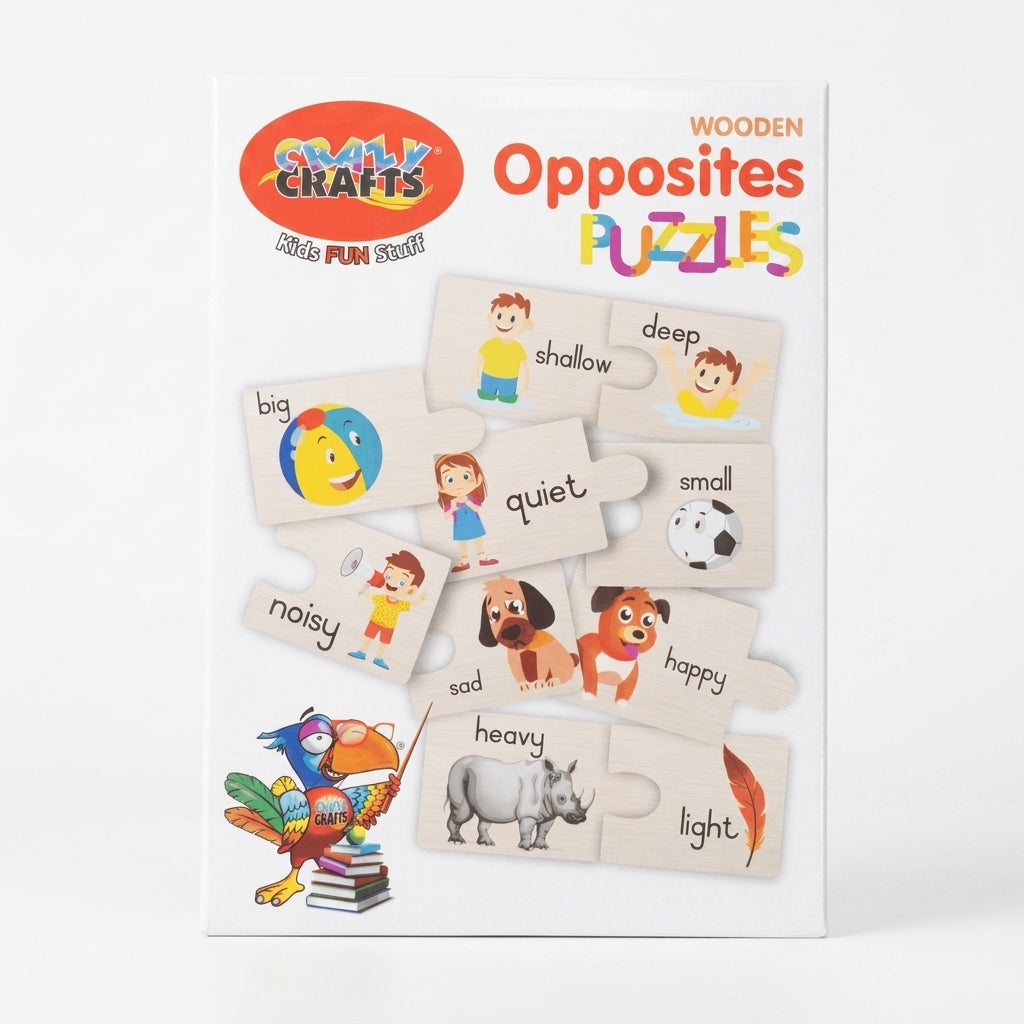 Craft-Ucation Puzzles English - Opposites (60 Pieces)