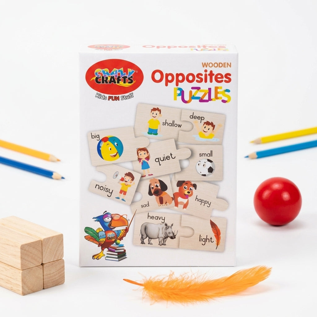 Craft-Ucation Puzzles English - Opposites (60 Pieces)