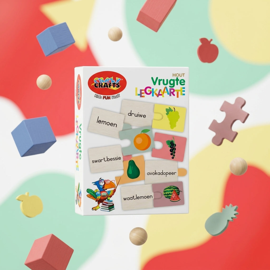 Craft-Ucation Puzzles Afrikaans - Vrugte (60 Pieces)