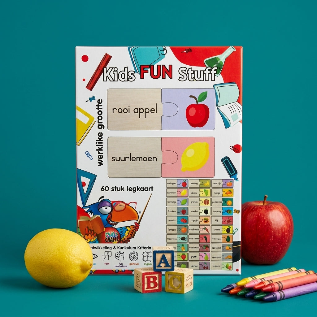 Craft-Ucation Puzzles Afrikaans - Vrugte (60 Pieces)