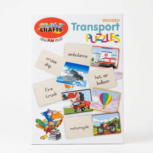 Craft-Ucation Puzzles English - Transport (60 Pieces)