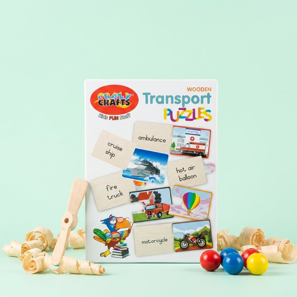 Craft-Ucation Puzzles English - Transport (60 Pieces)