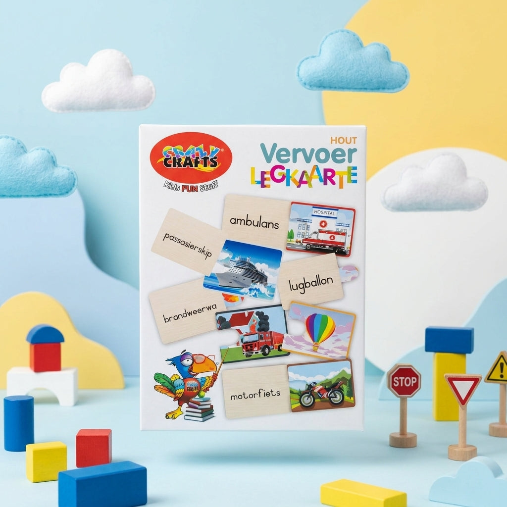 Craft-Ucation Puzzles Afrikaans - Vervoer (60 Pieces)