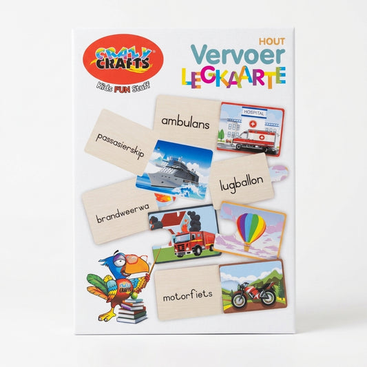 Craft-Ucation Puzzles Afrikaans - Vervoer (60 Pieces)