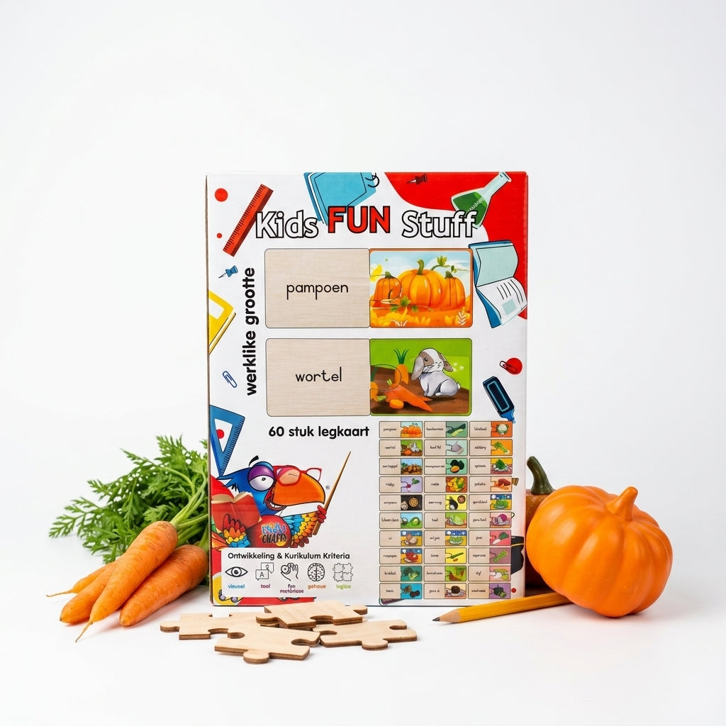 Craft-Ucation Puzzle Afrikaans - Groente (60 Pieces)