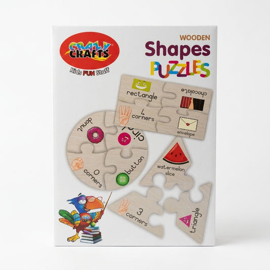Craft-Ucation Puzzles English - Shapes (43 Pieces)
