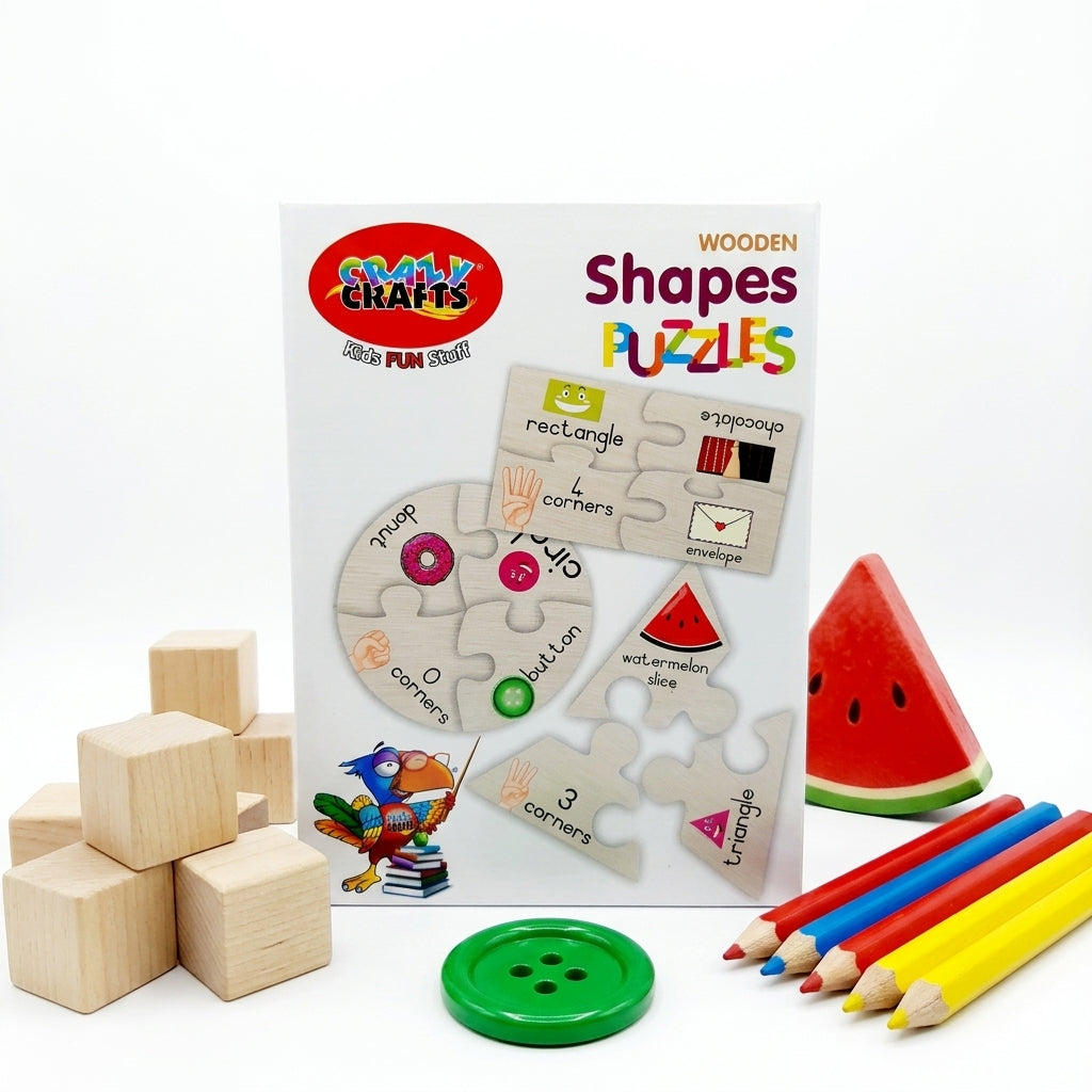Craft-Ucation Puzzles English - Shapes (43 Pieces)
