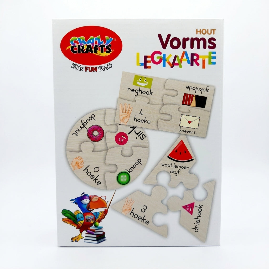 Craft-Ucation Puzzles Afrikaans - Vorms (43 Pieces)
