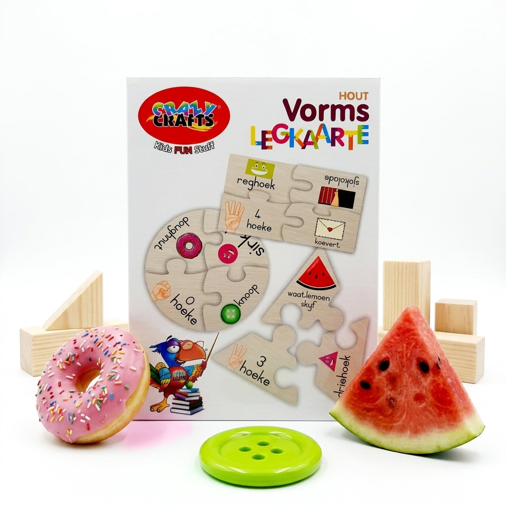 Craft-Ucation Puzzles Afrikaans - Vorms (43 Pieces)