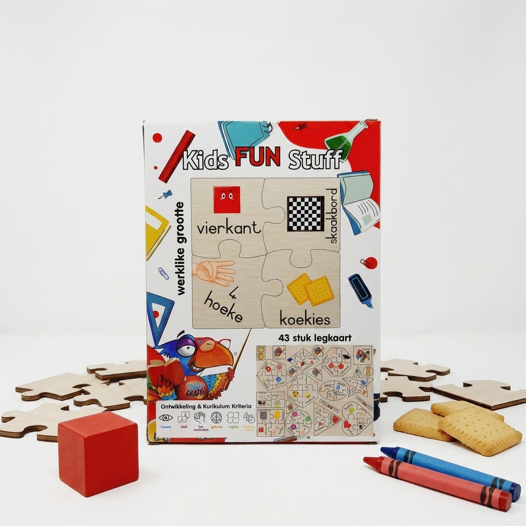 Craft-Ucation Puzzles Afrikaans - Vorms (43 Pieces)
