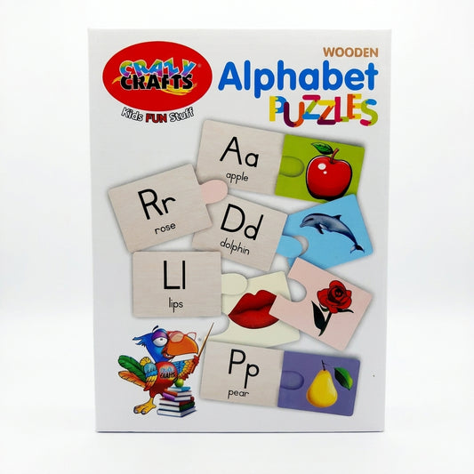 Craft-Ucation English Puzzle - Alphabet (52 Pieces)