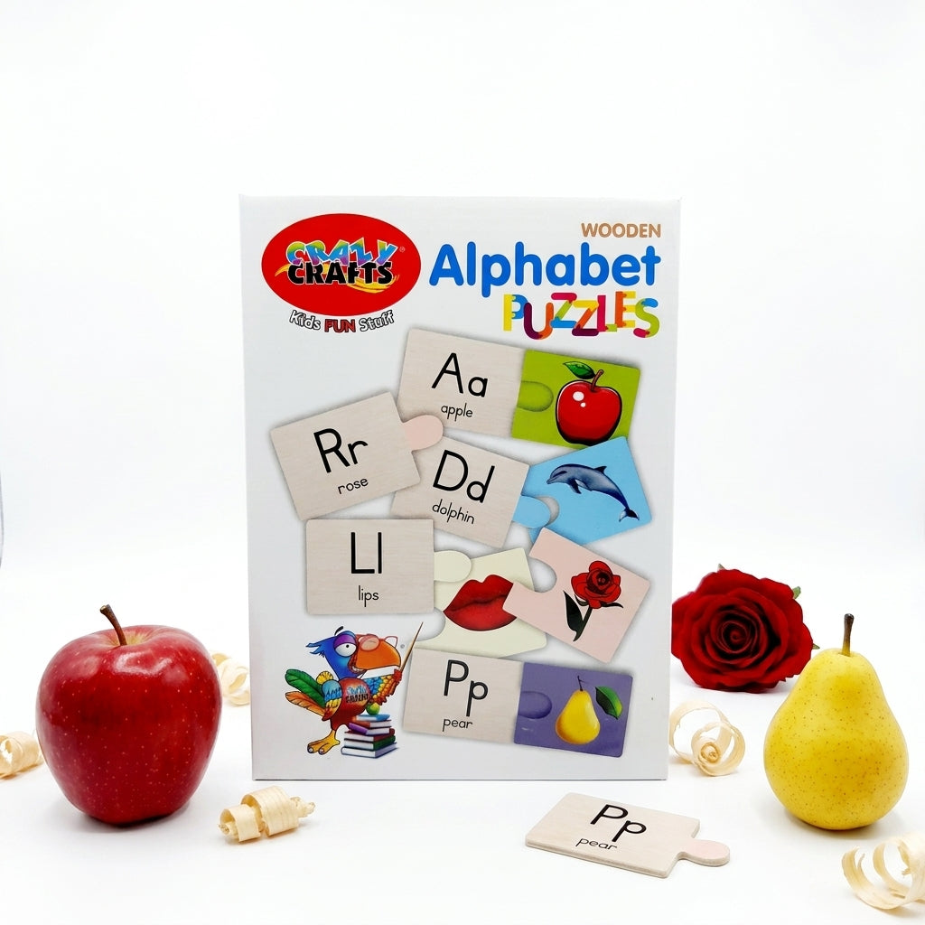 Craft-Ucation English Puzzle - Alphabet (52 Pieces)