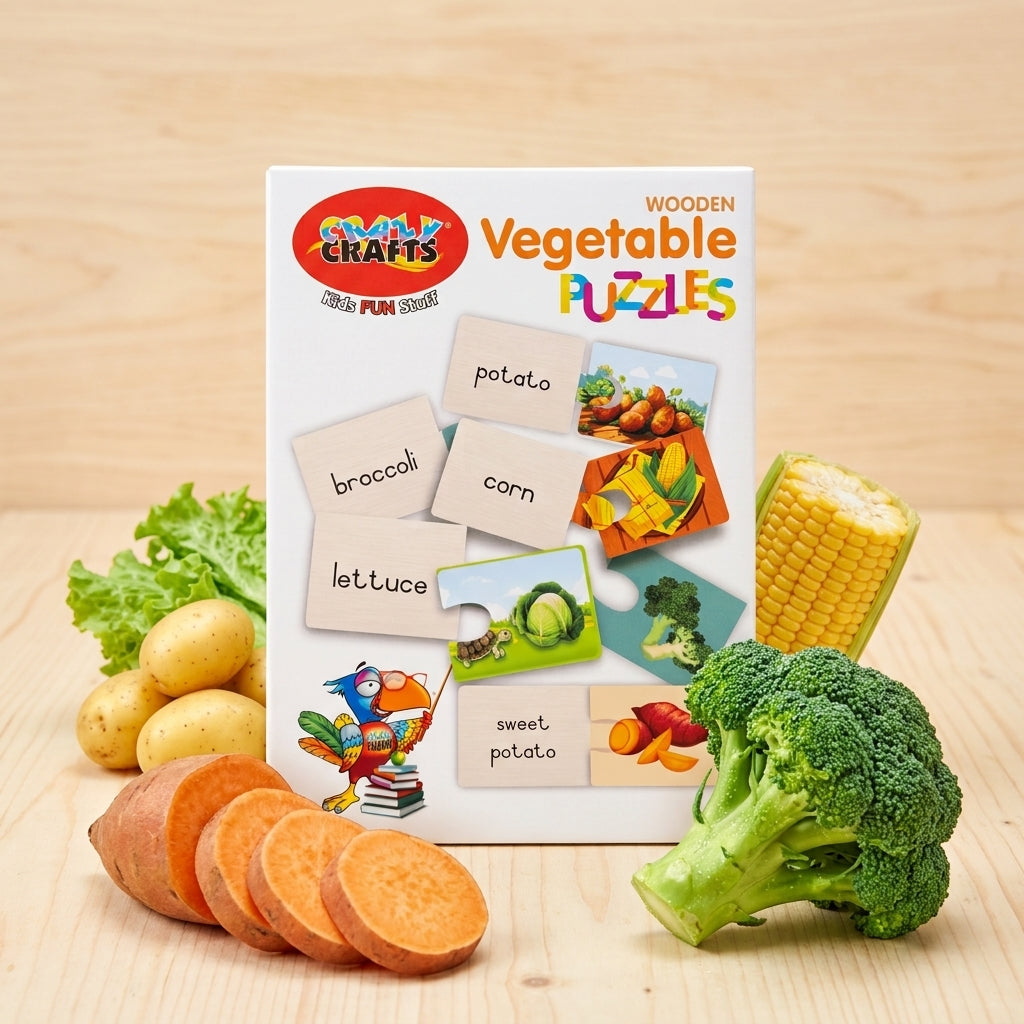 Craft-Ucation Puzzle English - Vegetables (60 Pieces)