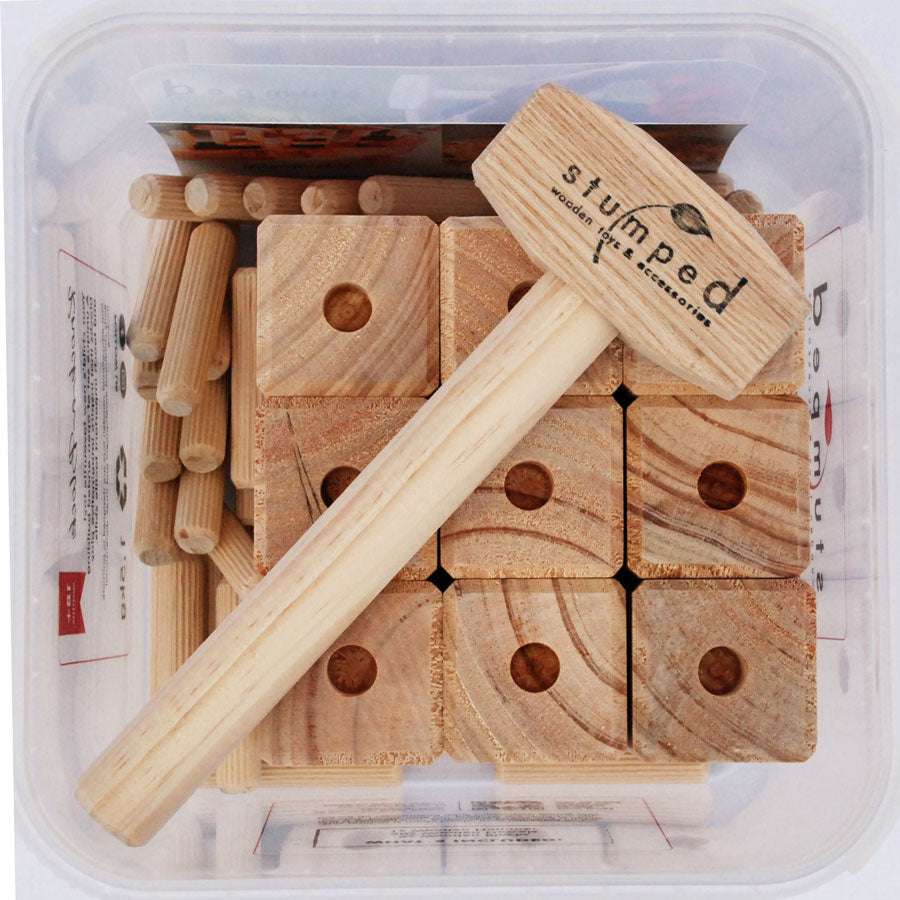 kids wooden building blocks