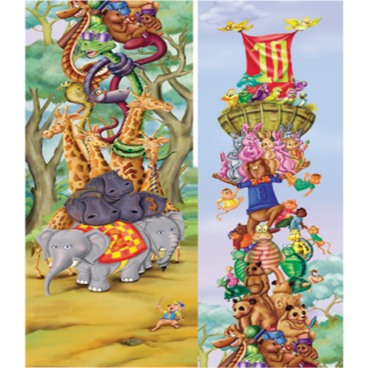 20 Pieces. Number Tower Puzzle. Doing Puzzles Can Be Considered A Complete Brain Exercise. Greater Attention To Detail.