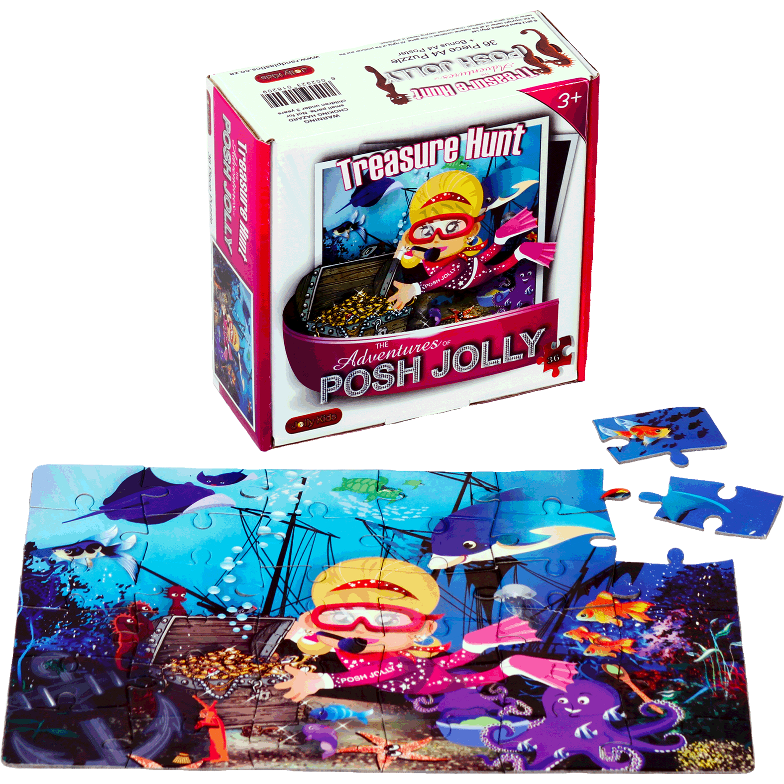 36 Pieces. Doing Puzzles Can Be Considered A Complete Brain Exercise. Greater Attention To Detail.