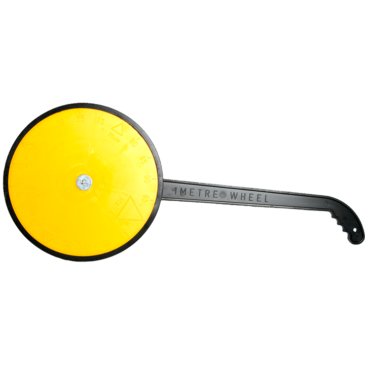 Invicta Educational Trundle Wheel - 13 Inch Diameter, 27 Inch Handle, For Measuring Distances (Grades 3-8)