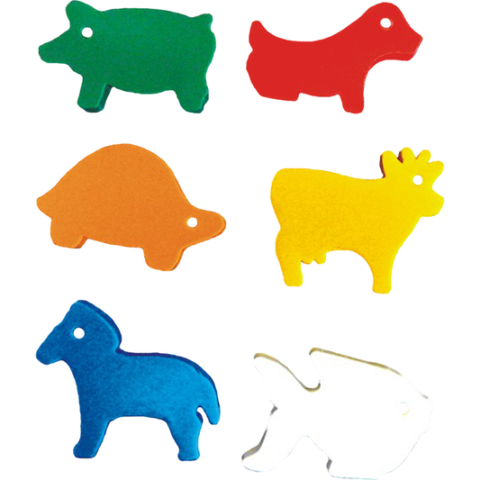Animal Shapes. Learn About Different Animals. Learn About Different Colours. 72 Pieces. Includes Lace For threading Skills.