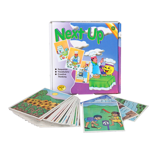 Learn all about: Sequencing. Vocabulary. Creative Thinking. Ages3+
