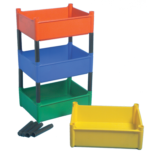 4 Tier. Multi Coloured. Easy To Build. Neaten Any Room. Organize Anything. You Can Use It To Hold Clothing, Towels, Craft Supplies, Toys And More.